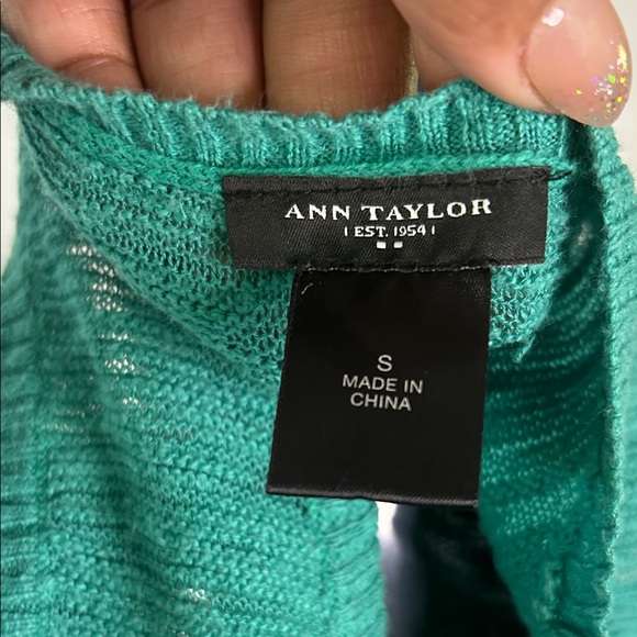 Ann Taylor Teal Knit Tank Top - Picture 2 of 7